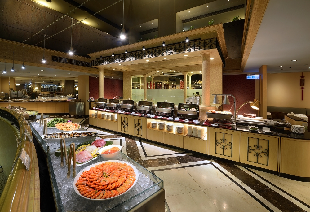 米堤饭店 buffet用餐区摄影