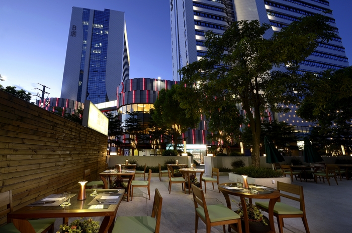 花園酒吧夜景攝影 花園酒吧夜景攝影